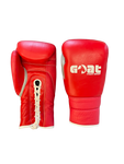 GOAT PROFESSIONAL TRAINING GLOVE: Red/Silver