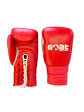 GOAT PROFESSIONAL TRAINING GLOVE: Red/Silver